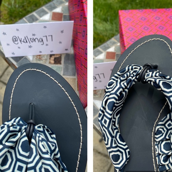 Tory Burch Carson Flip Flops - Picture 4 of 8